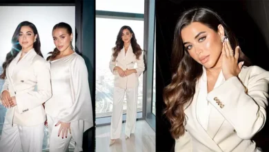 يارا السكري تشارك صوراً مع شقيقتها ريناد في قمة الإعلام العربي بدبي وتثير الجدل بتصريحاتها عن أحمد العوضي