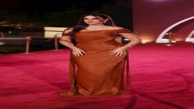 ألوان جريئة تزين إطلالات النجمات في مهرجان الجونة السينمائي