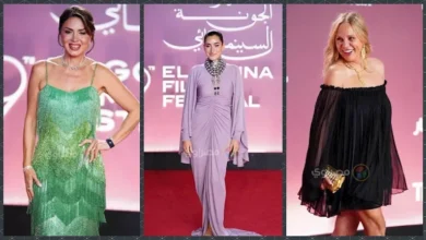 إطلالات أنيقة ومتنوعة للنجمات في اليوم السابع من مهرجان الجونة السينمائي