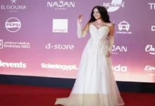 إطلالات النجمات بالأبيض تتألق في مهرجان الجونة السينمائي 2026
