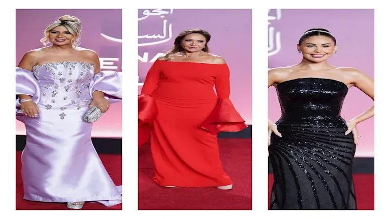 إطلالات مميزة للنجمات في اليوم الثاني من مهرجان الجونة السينمائي