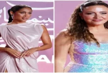 إنجي كيوان تتألق بإطلالة جريئة مستوحاة من الطابع الإغريقي في مهرجان الجونة السينمائي