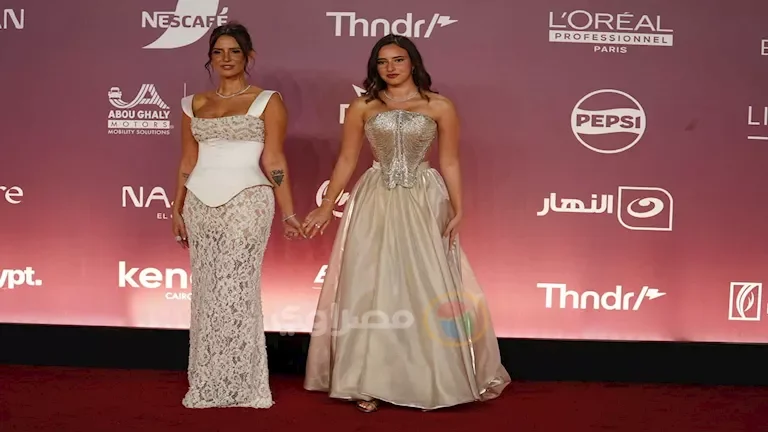 إيمان العاصي وروجينا تتألقان مع ابنتيهما في افتتاح مهرجان الجونة السينمائي التاسع