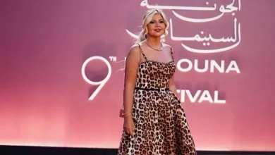 بوسي شلبي تتألق بإطلالة ملفتة في سادس أيام مهرجان الجونة السينمائي