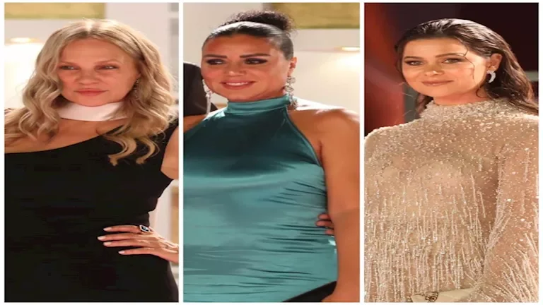 تفاصيل إطلالات نجمات مهرجان الجونة: من فستان جيهان الشماشرجي إلى تصاميم الشراشيب والريش