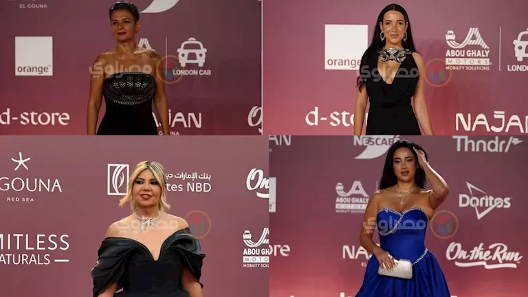 توافد نجوم الفن والإعلام على حفل افتتاح مهرجان الجونة السينمائي في دورته التاسعة