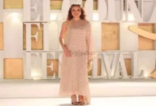 جيهان الشماشرجي تتألق بفستان من Taller Marmo في مهرجان الجونة السينمائي بسعر 3,600 دولار