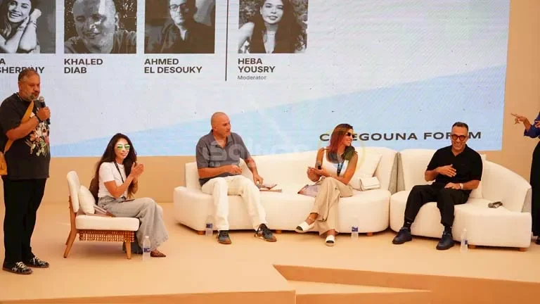 خالد دياب: المصريون دمهم خفيف وإضحاكهم صعب خلال مهرجان الجونة السينمائي