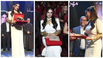 درة تحصد جائزة مهرجان جيلنا تقديراً لمسيرتها الفنية في حفل افتتاح الدورة الثالثة