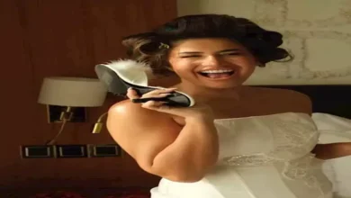 ديانا هشام ترقص وتغني في كواليس حفل زفافها قبل ساعات من الاحتفال