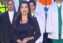 دينا فؤاد تعبر عن فخرها بمشاركتها في الندوة التثقيفية الـ44 بحضور الرئيس السيسي