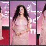 ركين سعد تتألق بإطلالة جريئة في سابع أيام مهرجان الجونة السينمائي