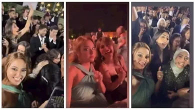زفاف ابنة المخرجة شيرين عادل بحضور نجوم الفن وتفاعل مع تامر حسني وأحمد زاهر