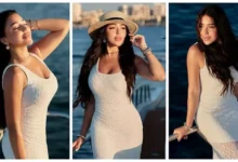 سارة سلامة تودع الصيف بجلسة تصوير على متن يخت برفقة والدها أحمد سلامة