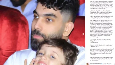 سامر أبو طالب يوجه رسالة مؤثرة لنجله مالك بعد 5 أشهر من الفراق