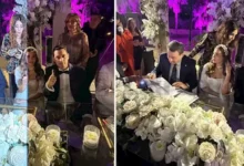 سحر نوح تحتفل بعقد قران نجلها محمد موسى بحضور نجوم الفن والإعلام