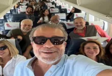 شريف منير يشارك صورًا مع نجوم الفن في طريقهم لمهرجان الجونة السينمائي