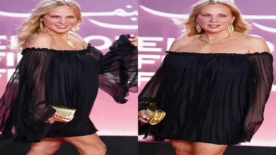 شيرين رضا تتألق بفستان أسود قصير من شي إن بسعر 3 آلاف جنيه