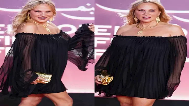 شيرين رضا تتألق بفستان أسود قصير من شي إن بسعر 3 آلاف جنيه