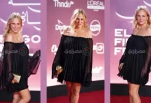 شيرين رضا تتألق بفستان قصير في سابع أيام مهرجان الجونة السينمائي