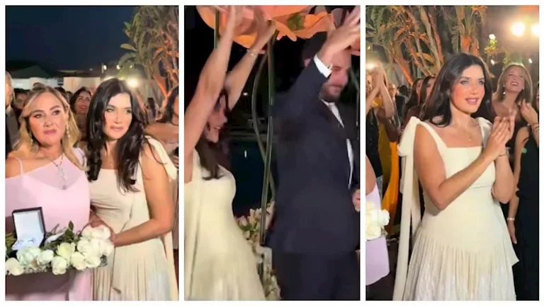 غادة عادل تحتفل بخطوبة ابنتها مريم وسط أنباء عن وفاة زوجة المنتج صادق صباح