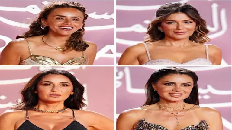 فاطمة ناصر تتألق بإطلالة جريئة مستوحاة من عالم الأفاعي في مهرجان الجونة السينمائي