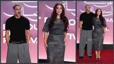 محمد فراج وبسنت شوقي يتألقان بإطلالة متناسقة في مهرجان الجونة السينمائي التاسع