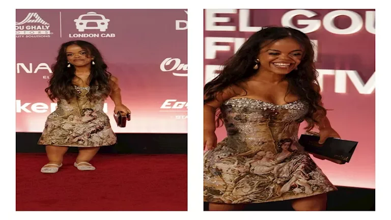 مريم شريف تتألق في افتتاح مهرجان الجونة وناقد موضة يعلق على إطلالتها