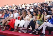 منى زكي تتسلم جائزة الإنجاز الإبداعي خلال ندوة بمهرجان الجونة السينمائي