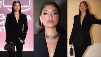 مي الغيطي تتألق بإطلالة أنيقة في اليوم السادس من مهرجان الجونة السينمائي