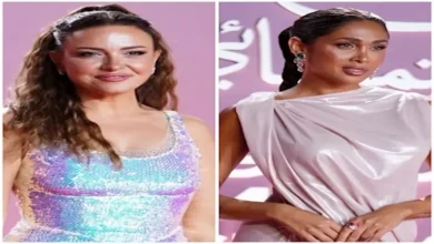مي سليم تتألق بفستان فوشيا مزين بالتطريزات في مهرجان الجونة السينمائي التاسع
