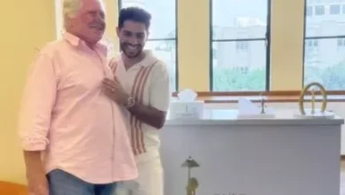 مينا مسعود يشيد بلقاءه مع حسين فهمي في مهرجان الجونة السينمائي