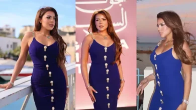 ناهد السباعي تتألق بفستان والدتها في مهرجان الجونة السينمائي