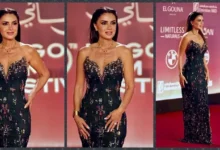 نجلاء بدر تتألق في اليوم السادس من مهرجان الجونة السينمائي