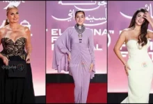 نجمات الفن يتألقن على السجادة الحمراء في سابع أيام مهرجان الجونة السينمائي