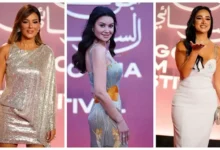 نجوم السينما المصرية يتألقون على السجادة الحمراء في ثالث أيام مهرجان الجونة السينمائي