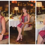 نسرين طافش تتألق بفستان أحمر ومكياج هادئ في صور جديدة على إنستجرام