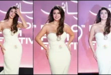 هدى الإتربي تتألق بفستان أبيض أنيق في سابع أيام مهرجان الجونة السينمائي