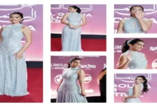 ياسمين العبد تتألق بفستان أنيق من تصميم شاربل كرم في مهرجان الجونة السينمائي