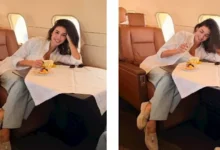 ياسمين صبري تشارك صوراً جديدة داخل الطائرة وتثير إعجاب متابعيها