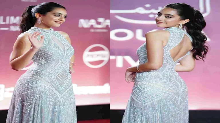 ياسمينا العبد تتألق بفستانين من Dior وCharbel Karam في مهرجان الجونة السينمائي