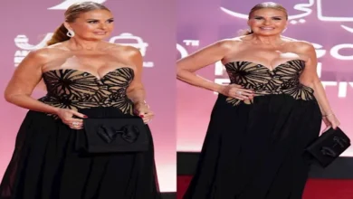 يسرا تتألق بفستان من إيلي صعب بسعر 192 ألف جنيه في مهرجان الجونة السينمائي